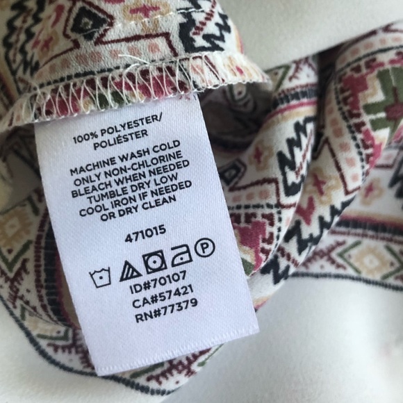 Loft outlet geometric designed blouse - Picture 5 of 5